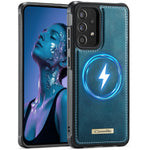 CaseMe For Samsung Galaxy A53 5G C69 Series Magnetic Case Leather Coated TPU Phone Cover