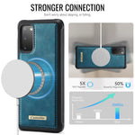 CaseMe For Samsung Galaxy S20 4G / Galaxy S20 5G C69 Series Magnetic Case Leather Coated TPU Phone Cover