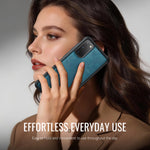 CaseMe For Samsung Galaxy S20 4G / Galaxy S20 5G C69 Series Magnetic Case Leather Coated TPU Phone Cover