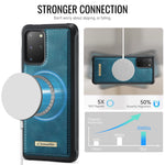 CaseMe For Samsung Galaxy S20 Plus 4G / Galaxy S20 Plus 5G C69 Series Magnetic Case Leather Coated TPU Phone Cover
