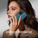 CaseMe For Samsung Galaxy S20 Plus 4G / Galaxy S20 Plus 5G C69 Series Magnetic Case Leather Coated TPU Phone Cover