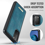 CaseMe For Samsung Galaxy S20 Plus 4G / Galaxy S20 Plus 5G C69 Series Magnetic Case Leather Coated TPU Phone Cover