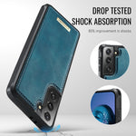 CaseMe til Samsung Galaxy S21 4G / Galaxy S21 5G C69-serien magnetisk cover, læderbelagt TPU-telefoncover