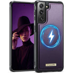 CaseMe til Samsung Galaxy S21 4G / Galaxy S21 5G C69-serien magnetisk cover, læderbelagt TPU-telefoncover