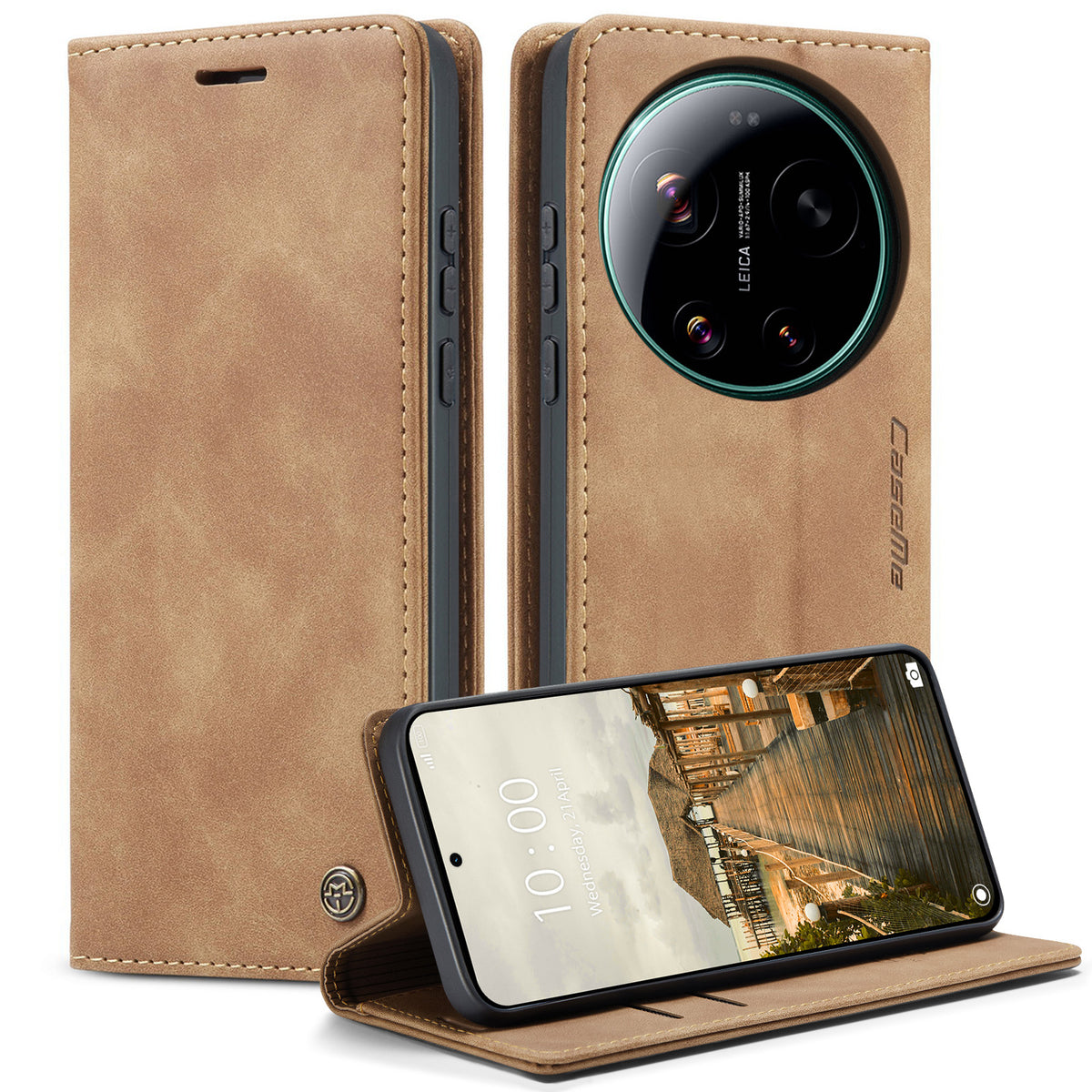 CaseMe For Xiaomi 17 Ultra 5G Wallet Case 013 Series PU Leather Phone Cover Stand