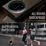 CaseMe For Xiaomi 17 Ultra 5G Case 033 Series RFID Blocking Wallet Stand Calf Texture Leather Phone Cover