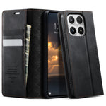 CaseMe For Xiaomi 17 Cover 033-serien RFID-blokerende pungestativ med kalveskindstekstur læder telefoncover