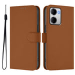 For Xiaomi Redmi 15a 5G Case Solid Color Wallet Leather Phone Cover with Strap
