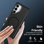 For Samsung Galaxy S23 FE Magnetic Case Shockproof TPU PC Protective Cover