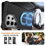 For Samsung Galaxy S22 Ultra 5G / Galaxy S23 Ultra Magnetic Case Shockproof TPU PC Protective Cover