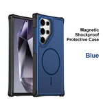 For Samsung Galaxy S22 Ultra 5G / Galaxy S23 Ultra Magnetic Case Shockproof TPU PC Protective Cover