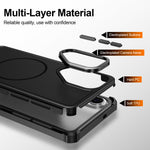 For Samsung Galaxy S23 Magnetic Case Shockproof TPU PC Protective Cover