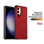 For Samsung Galaxy S23+ Magnetic Case Shockproof TPU PC Protective Cover