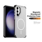 For Samsung Galaxy S23+ Magnetic Case Shockproof TPU PC Protective Cover