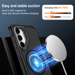 For Samsung Galaxy S24 / Galaxy S25 Magnetic Case Shockproof TPU PC Protective Cover