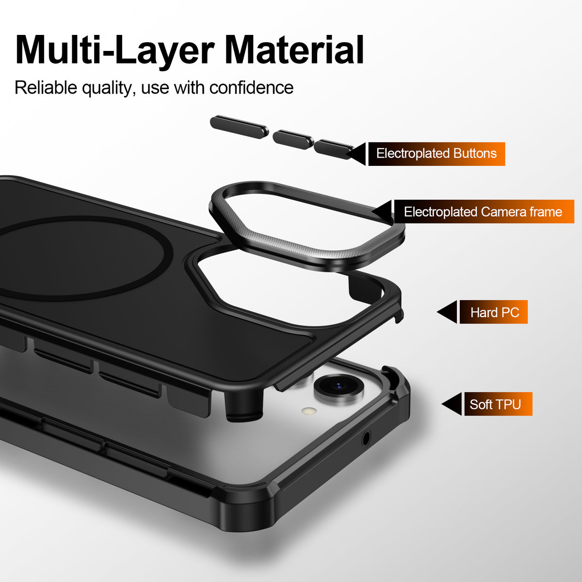 For Samsung Galaxy S24 / Galaxy S25 Magnetic Case Shockproof TPU PC Protective Cover