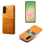 Til Samsung Galaxy A57 5G Etui Dobbelt Kortlommer PU Læder + Hård PC Telefoncover
