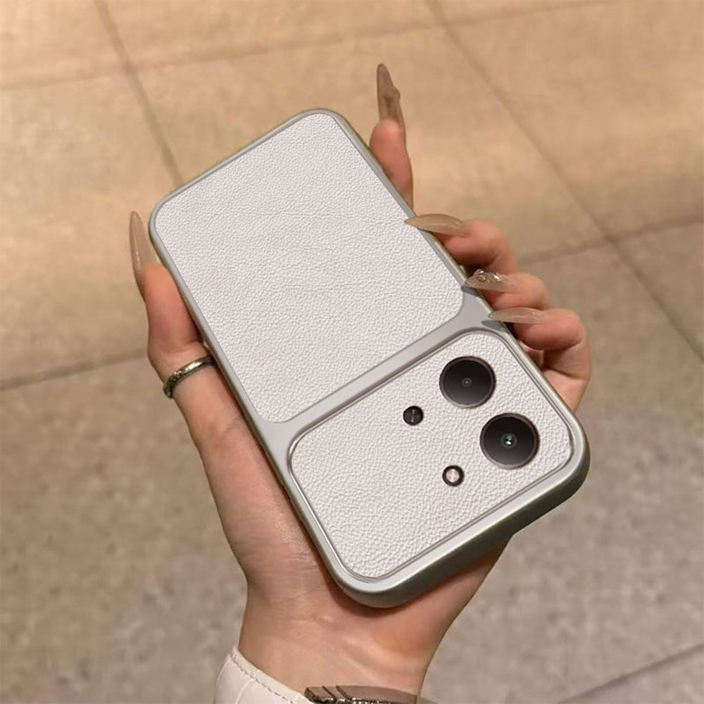 Xiaomi Redmi 15C 5G (EU) (173mm) / 15C 4G (EU) (173mm) skal PU-lädertextur stötsäkert TPU skyddande mobilskal