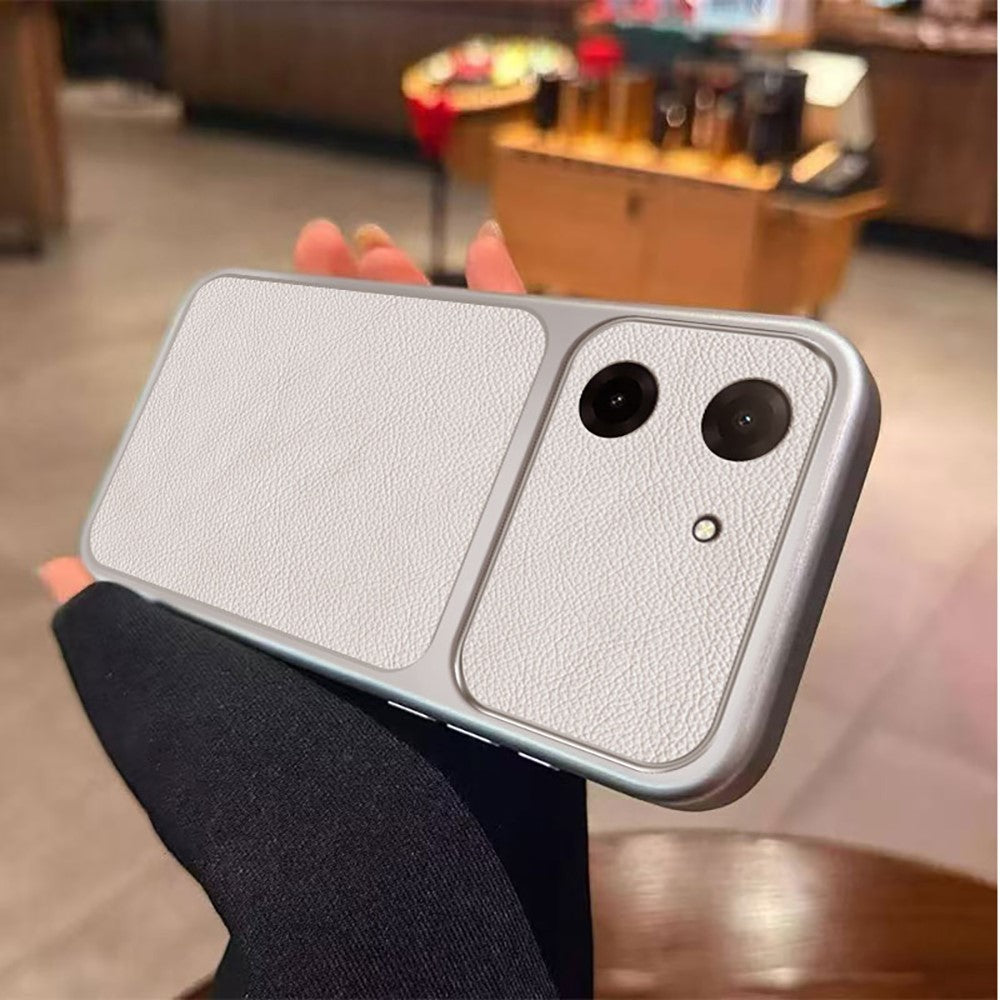 For Xiaomi Redmi A5 NFC (EU) (173.45mm) Case PU Leather Texture Shockproof TPU Protective Phone Cover