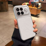 Xiaomi Poco F8 Ultra / Redmi K90 Pro Max 5G-skal PU-lädertextur stötsäkert TPU-skyddande mobilskal