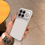 Xiaomi Poco F8 Ultra / Redmi K90 Pro Max 5G-skal PU-lädertextur stötsäkert TPU-skyddande mobilskal