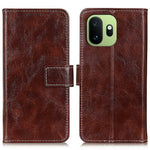 OnePlus 15T 5G Plånboksfodral Lädermobilfodral Crazy Horse Texture