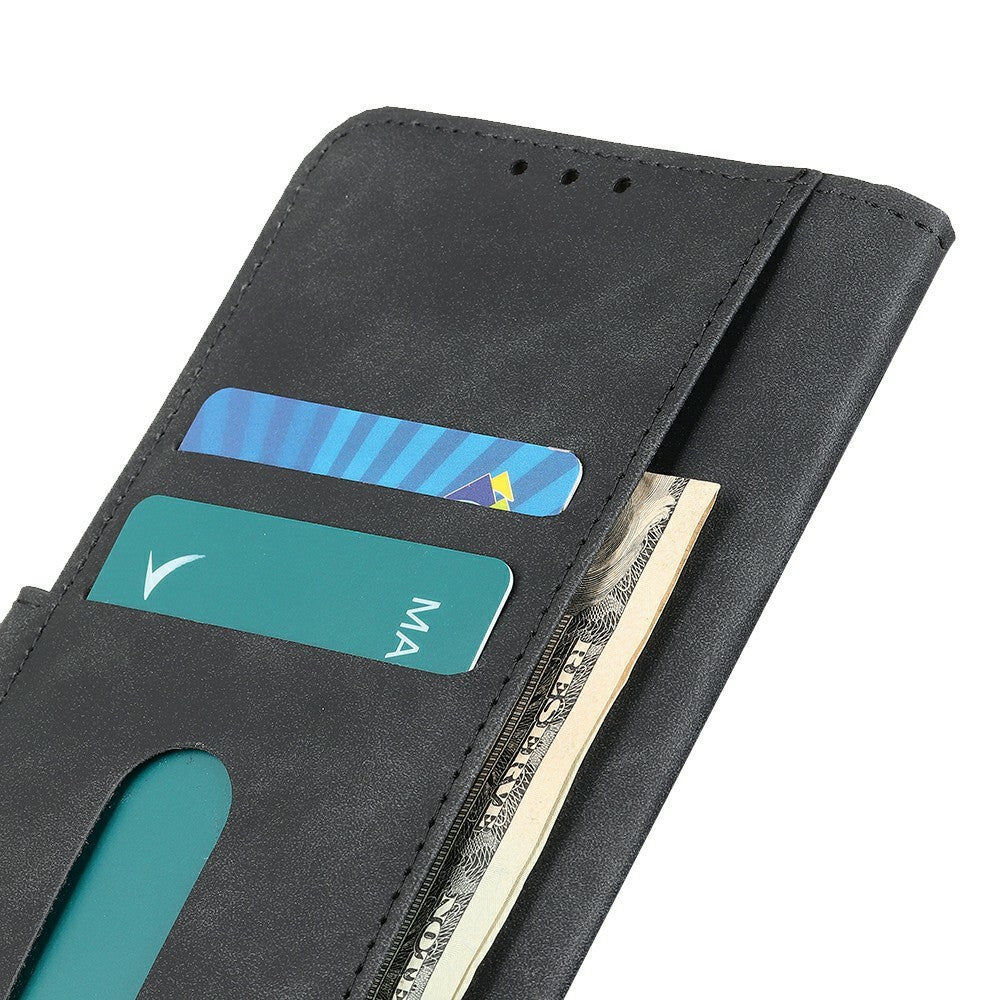 KHAZNEH Case For Xiaomi Poco C85x 5G / Redmi A7 Pro 4G (171.56mm) / Redmi A7 Pro 5G PU Leather Retro Texture Phone Cover