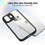 OnePlus 15T 5G-skal, matt hud, pekskärm, klar PC + TPU, stötsäkert bakstycke