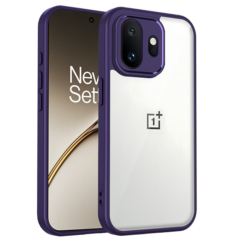 OnePlus 15T 5G-skal, matt hud, pekskärm, klar PC + TPU, stötsäkert bakstycke