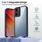 For Xiaomi Redmi 15a 5G Case Matte Skin Touch Clear PC + TPU Shockproof Phone Back Cover