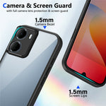 For Xiaomi Redmi 15a 5G Case Matte Skin Touch Clear PC + TPU Shockproof Phone Back Cover