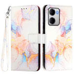 For Xiaomi Redmi 15a 5G Case with Strap Marble Pattern Leather Phone Cover Card Holder