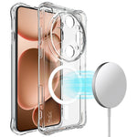 IMAK til Oppo Find X9 Ultra 5G, magnetisk etui med airbag-stødbeskyttelse, TPU-mobilcover