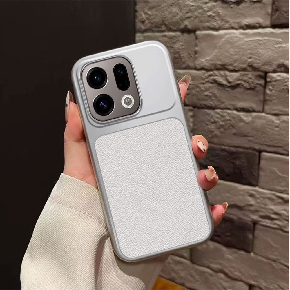For Oppo Find X9 5G Case PU Leather Texture Shockproof TPU Protective Phone Cover