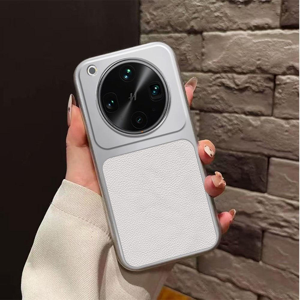 For Oppo Find X9 Ultra 5G Case PU Leather Texture Shockproof TPU Protective Phone Cover