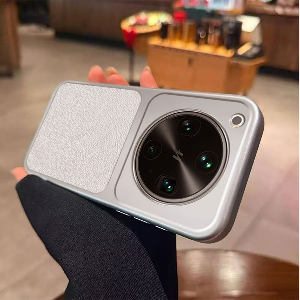 For Oppo Find X9 Ultra 5G Case PU Leather Texture Shockproof TPU Protective Phone Cover