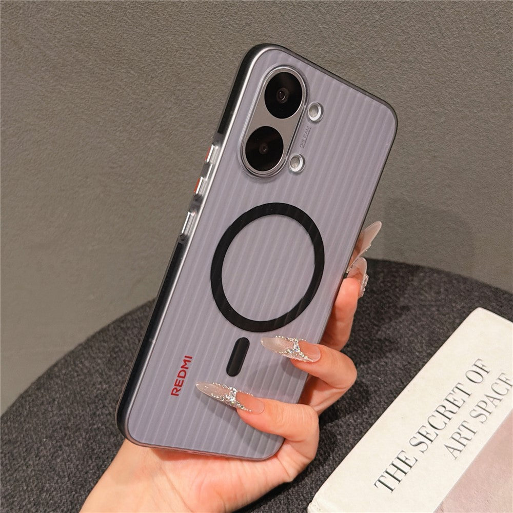 For Xiaomi Poco X8 Pro Max 5G / Redmi Turbo 5 Max 5G Magnetic Phone Case Matte Texture Shockproof Protective PC Cover