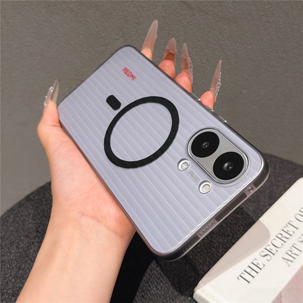 For Xiaomi Poco X8 Pro Max 5G / Redmi Turbo 5 Max 5G Magnetic Phone Case Matte Texture Shockproof Protective PC Cover