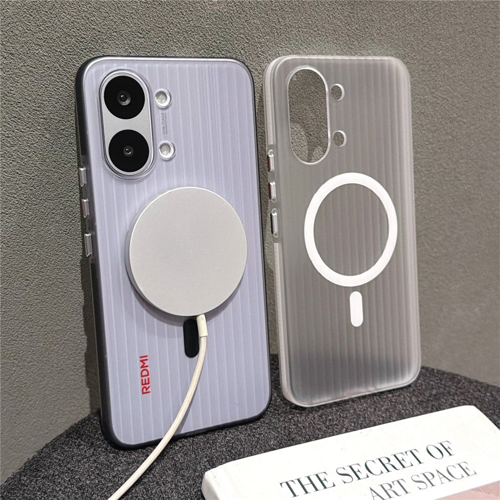 For Xiaomi Poco X8 Pro Max 5G / Redmi Turbo 5 Max 5G Magnetic Phone Case Matte Texture Shockproof Protective PC Cover