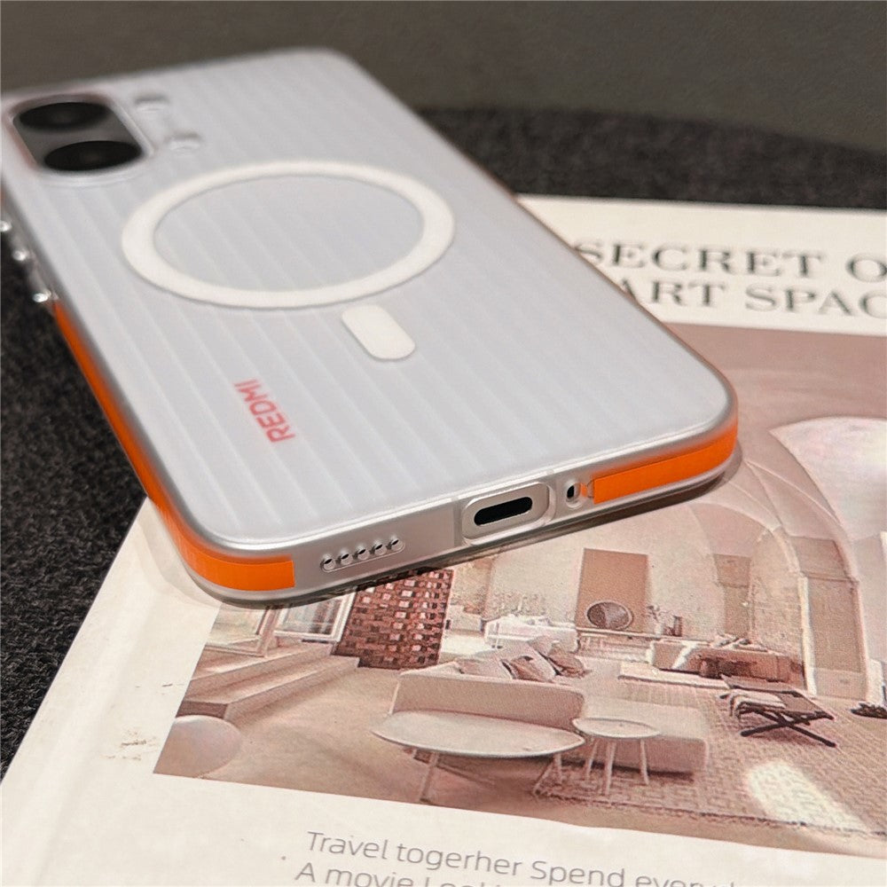 For Xiaomi Poco X8 Pro Max 5G / Redmi Turbo 5 Max 5G Magnetic Phone Case Matte Texture Shockproof Protective PC Cover