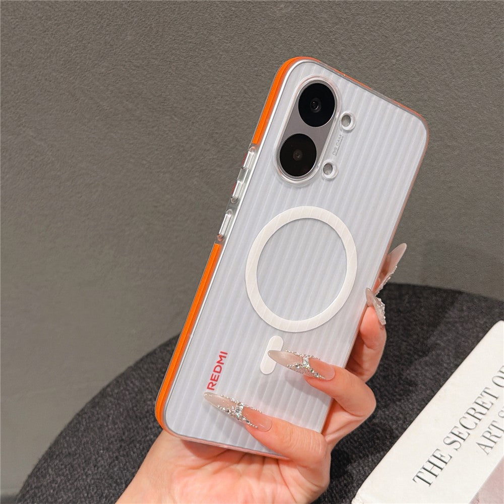 For Xiaomi Poco X8 Pro Max 5G / Redmi Turbo 5 Max 5G Magnetic Phone Case Matte Texture Shockproof Protective PC Cover