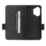 mobilskal för Xiaomi Poco X8 Pro Max 5G / Redmi Turbo 5 Max 5G Läderplånbok med fällbart läderfodral och hårdvarudekor