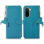 RFID Blocking Case for Xiaomi Poco C85x 5G / Redmi A7 Pro 4G (171.56mm) / Redmi A7 Pro 5G Genuine Cow Leather Phone Cover Litchi Texture