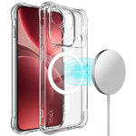 IMAK för Oppo Find X9s Pro 5G Magnetiskt Skal Airbag Stötsäkert Skydd TPU mobilskal