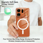 IMAK for Oppo Find X9s Pro 5G Magnetic Case Airbag Shockproof Protection TPU Phone Cover