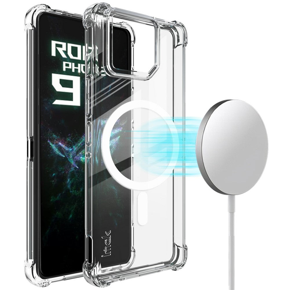 IMAK Magnetic Case for Asus ROG Phone 9 5G / Phone 9 Pro 5G / Phone 9 FE 5G Airbag Shockproof Protection TPU Phone Cover