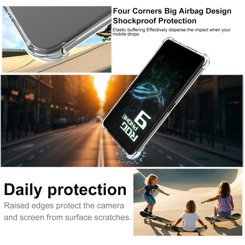 IMAK Magnetic Case for Asus ROG Phone 9 5G / Phone 9 Pro 5G / Phone 9 FE 5G Airbag Shockproof Protection TPU Phone Cover