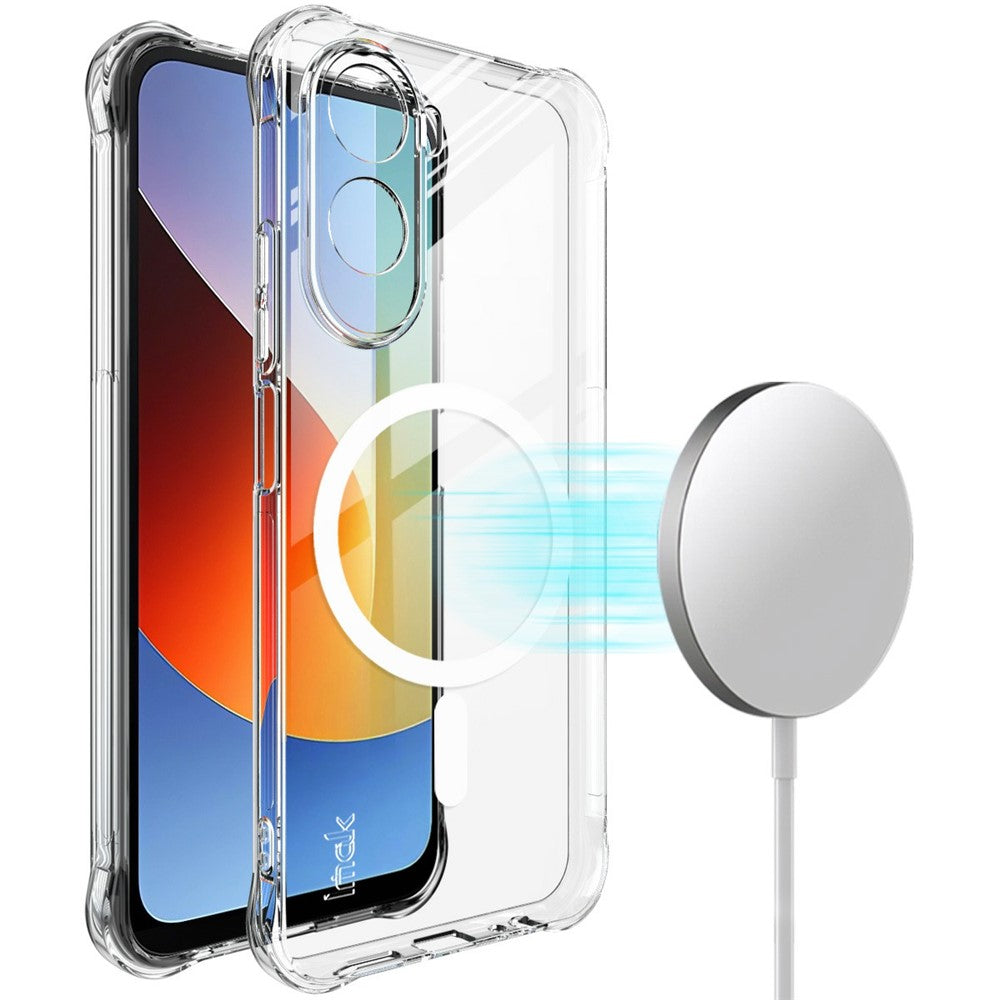 IMAK Magnetiskt Skal för Xiaomi Poco C85x 5G / Poco C81 Pro 4G / Poco C81 4G / Poco C9E 4G / Redmi A7 Pro 4G (171.56mm) / Redmi A7 Pro 5G Airbag Stötsäkert Skydd TPU mobilskal