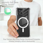 IMAK for Motorola ThinkPhone 5G Magnetic Case Airbag Shockproof Protection TPU Phone Cover