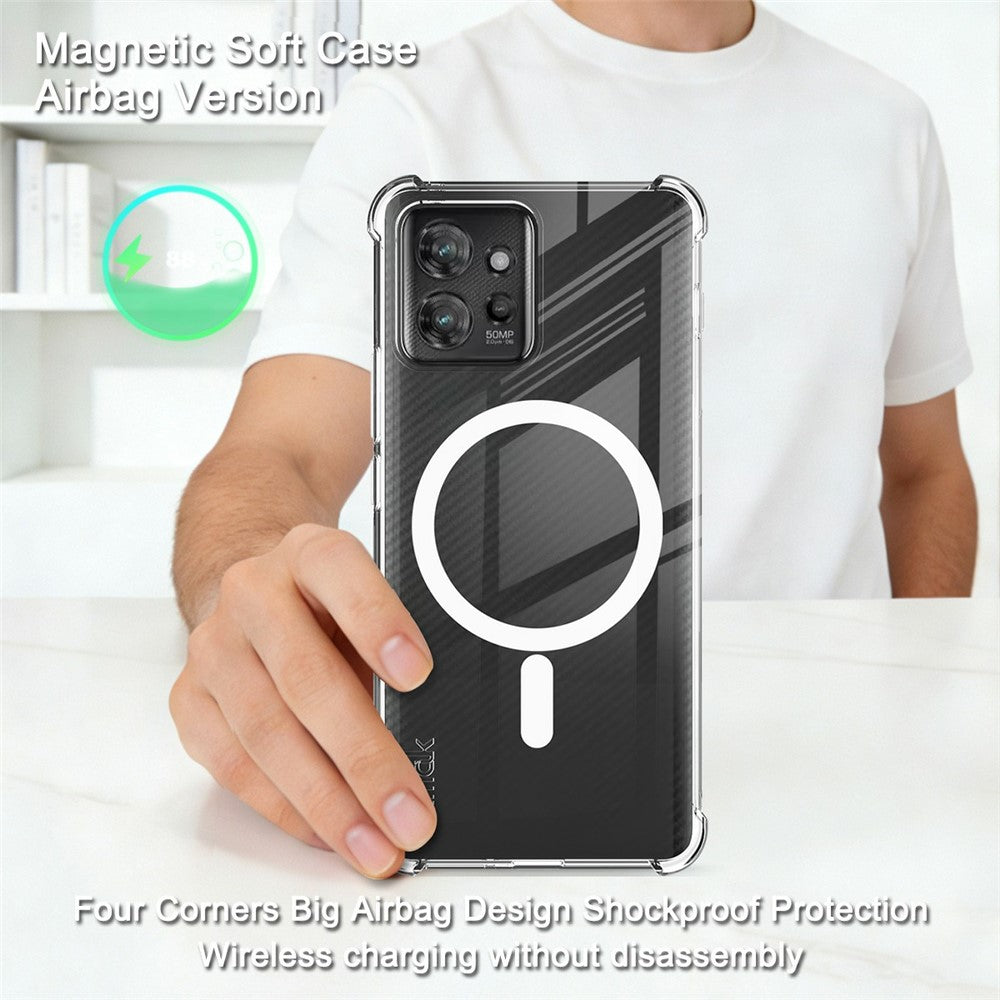 IMAK for Motorola ThinkPhone 5G Magnetic Case Airbag Shockproof Protection TPU Phone Cover